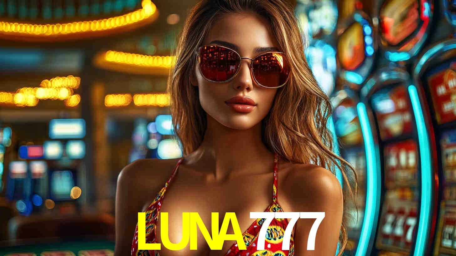 Interfaz de la app móvil LUNA777 en un smartphone moderno